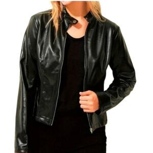 Brand New Ladies pu leather jacket sz XXL